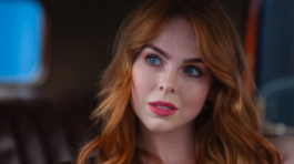 Elegant female model in Central London, color.