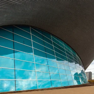 Dynamic Aquatic Center exterior in Stratford.