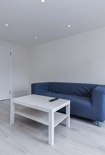 Modern one-bedroom flat with clever storage solutions